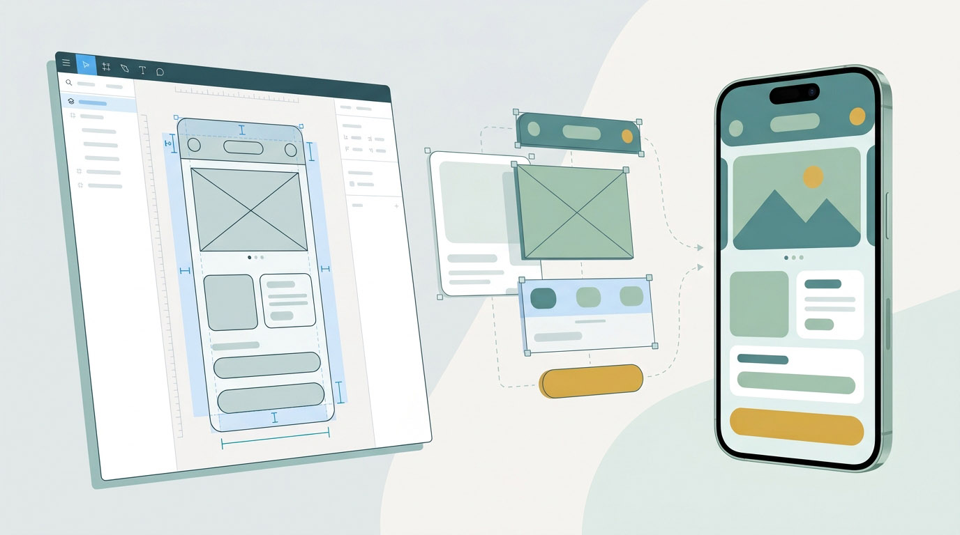 تحويل تصميم Figma إلى Flutter: خطوات بناء واجهة تطبيق حقيقية